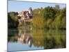 St. Mang Monastery and Basilica Reflected in the River Lech, Fussen, Bavaria (Bayern), Germany-Gary Cook-Mounted Photographic Print