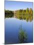 St. Mang Monastery and Basilica Reflected in the River Lech, Fussen, Bavaria (Bayern), Germany-Gary Cook-Mounted Photographic Print