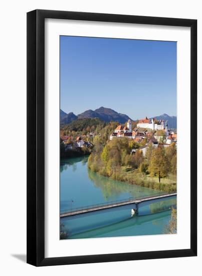 St. Mang's Abbey (Fussen Abbey) and Hohes Schloss Castle-Markus-Framed Photographic Print