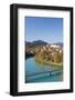 St. Mang's Abbey (Fussen Abbey) and Hohes Schloss Castle-Markus-Framed Photographic Print