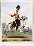 An Officer of the 17th Lancers on Horseback, 1833-1836-L. And Eschauzier, St. Mansion-Giclee Print