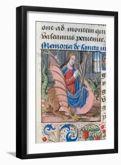 St Margaret, 15th Century-null-Framed Giclee Print