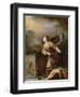 St. Margaret of Cortona Vanquishing the Devil-Domenico Fetti-Framed Giclee Print