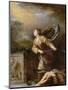 St. Margaret of Cortona Vanquishing the Devil-Domenico Fetti-Mounted Giclee Print