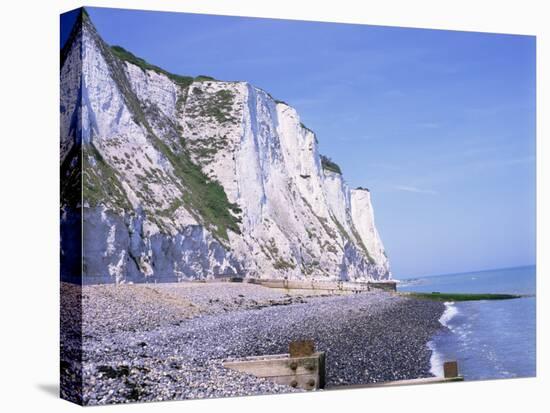 St. Margaret's at Cliffe, White Cliffs of Dover, Kent, England, United Kingdom-David Hughes-Stretched Canvas