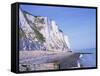 St. Margaret's at Cliffe, White Cliffs of Dover, Kent, England, United Kingdom-David Hughes-Framed Stretched Canvas