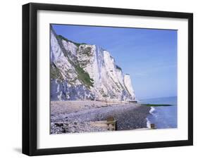 St. Margaret's at Cliffe, White Cliffs of Dover, Kent, England, United Kingdom-David Hughes-Framed Photographic Print