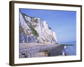 St. Margaret's at Cliffe, White Cliffs of Dover, Kent, England, United Kingdom-David Hughes-Framed Photographic Print