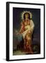 St. Margaret Slaying the Dragon-Ernest Antoine Hebert-Framed Giclee Print