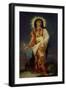 St. Margaret Slaying the Dragon-Ernest Antoine Hebert-Framed Giclee Print