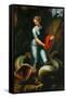 St. Margaret-Raphael-Framed Stretched Canvas