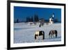 St. Marinus church at the foot of the Irschenberg, Upper Bavaria, Bavaria, Germany hph15-null-Framed Premium Giclee Print