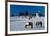 St. Marinus church at the foot of the Irschenberg, Upper Bavaria, Bavaria, Germany hph15-null-Framed Premium Giclee Print