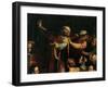 St. Mark Attacked by the Turks during the Mass-Alessandro Maganza-Framed Art Print