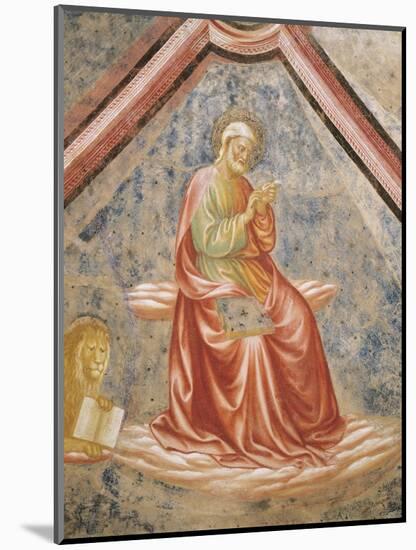 St Mark Evangelist, Fresco-Masolino Da Panicale-Mounted Giclee Print