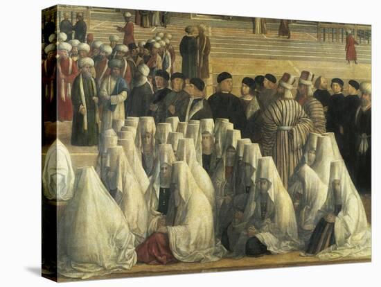 St Mark Preaching in Alexandria, Egypt, 1504-1507-Gentile Bellini-Stretched Canvas