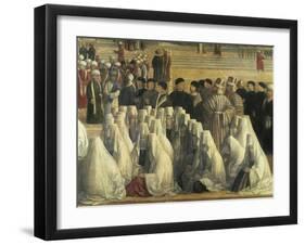 St Mark Preaching in Alexandria, Egypt, 1504-1507-Gentile Bellini-Framed Giclee Print