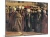 St Mark Preaching in Alexandria, Egypt-Gentile Bellini-Mounted Giclee Print