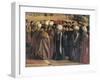 St Mark Preaching in Alexandria, Egypt-Gentile Bellini-Framed Giclee Print