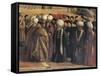 St Mark Preaching in Alexandria, Egypt-Gentile Bellini-Framed Stretched Canvas