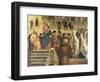 St Mark Preaching in Alexandria, Egypt-Gentile Bellini-Framed Giclee Print