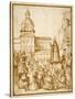 St. Mark Preaching in the Piazza-Lattanzio da Rimini-Stretched Canvas