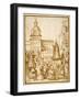 St. Mark Preaching in the Piazza-Lattanzio da Rimini-Framed Giclee Print