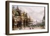 St. Mark's and the Doge's Palace, Venice-Carlo Grubacs-Framed Giclee Print