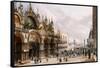 St. Mark's and the Doge's Palace, Venice-Carlo Grubacs-Framed Stretched Canvas