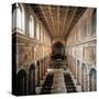 St. Mark's Basilica, 336, 4th c. Interior view of nave toward alter, Rome, Italy-null-Stretched Canvas