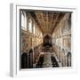 St. Mark's Basilica, 336, 4th c. Interior view of nave toward alter, Rome, Italy-null-Framed Art Print