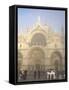 St. Mark's Basilica in Mist, Venice, UNESCO World Heritage Site, Veneto, Italy, Europe-Thouvenin Guy-Framed Stretched Canvas