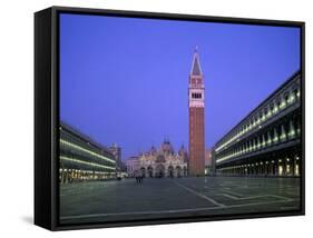 St. Mark's Basilica, St. Mark's Square, Venice, Italy-Alan Copson-Framed Stretched Canvas
