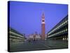 St. Mark's Basilica, St. Mark's Square, Venice, Italy-Alan Copson-Stretched Canvas