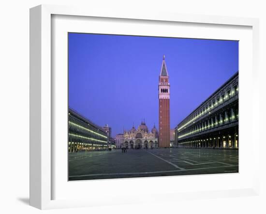 St. Mark's Basilica, St. Mark's Square, Venice, Italy-Alan Copson-Framed Photographic Print