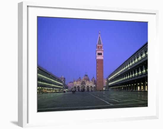 St. Mark's Basilica, St. Mark's Square, Venice, Italy-Alan Copson-Framed Photographic Print