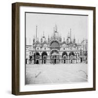 St Mark's Basilica, Venice, Italy, Late 19th or Early 20th Century-null-Framed Giclee Print