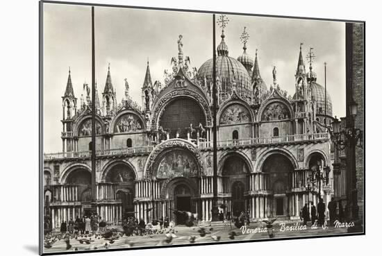 St. Mark's Basilica, Venice, Italy, Photo-null-Mounted Art Print