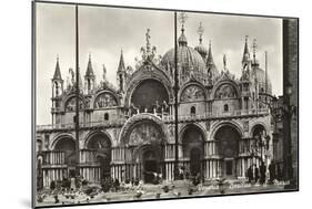 St. Mark's Basilica, Venice, Italy, Photo-null-Mounted Art Print