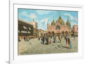 St. Mark's Basilica, Venice, Italy-null-Framed Premium Giclee Print