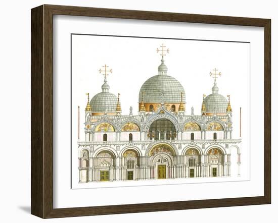 St, Mark's Basilica, Venice, Italy-Fernando Aznar Cenamor-Framed Giclee Print