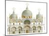 St, Mark's Basilica, Venice, Italy-Fernando Aznar Cenamor-Mounted Giclee Print