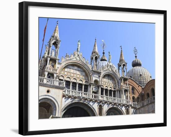 St. Mark's Basilica, Venice, UNESCO World Heritage Site, Veneto, Italy, Europe-Amanda Hall-Framed Photographic Print