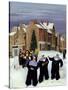 St. Mark's C.E. School Band-Margaret Loxton-Stretched Canvas