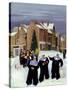 St. Mark's C.E. School Band-Margaret Loxton-Stretched Canvas