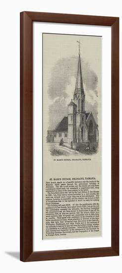 St Mark's Church, Deloraine, Tasmania-null-Framed Giclee Print