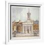 St Mark's Church, North Audley Street, London, 1827-Robert Blemmell Schnebbelie-Framed Giclee Print