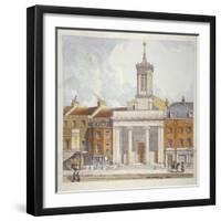 St Mark's Church, North Audley Street, London, 1827-Robert Blemmell Schnebbelie-Framed Giclee Print