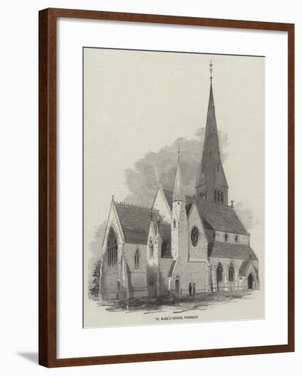 St Mark's Church, Wrexham-null-Framed Giclee Print