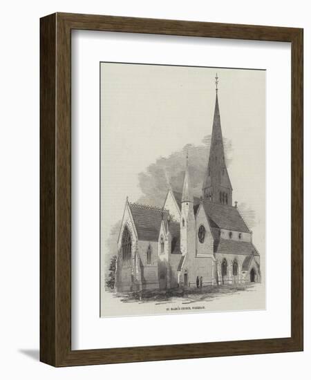 St Mark's Church, Wrexham-null-Framed Giclee Print